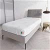 Italian Bed Linen Coprimaterasso con Fibra di BAMBOO Singolo 90 x 200 cm - Made in Italy - Proteggi Materasso con Elastico Perimetrale - Lavabile