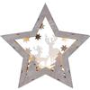 EGLO LED decorazione natalizia, silhouette a forma di stella con motivo