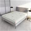Italian Bed Linen Coprimaterasso con Trattamento ALOE Matrimoniale 170 x 200 cm - Made in Italy - Proteggi Materasso con Elastico Perimetrale - Lavabile