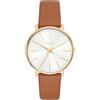 BUREI Orologi da donna moda minimalista analogico in pelle al quarzo impermeabile orologi per le donne