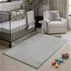 PureCozy Tappeto Salotto 120x180cm Grigio Antiscivolo Camera da Letto Tapette Pelliccia Sintetica Tappeti Soggiorno Cameretta Bambino Ufficio Carpet Morbido Grande Rug
