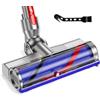 ponoseu Electric Brush Compatible with Dyson V7, V8, V10, V11, V15 Vacuum Cleaner Attachment, Part Direct Drive Cleaner Head Turbine Floor Nozzle for Turbo Brush with Quick Release for Hard Floors (Blue)