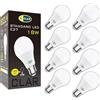 CLAR - Lampade LED Piu Luminose, Lampadine LED E27 Luce Calda 150W/120W, Lampadina 150W, Lampadina LED 150W, 18W 3000ºK (Pack 8)
