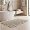 IL BOTTEGONE Tappeto Bagno Waffle, Tortora, 60x120 cm | Antiscivolo