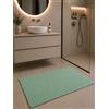 TEXTILE COLLECTION Tappeto Bagno Riccio 60x100 cm Antiscivolo con Gancio per Appenderlo - Tappetino Assorbente Lavabile in Lavatrice, Morbido, Ideale Dopo la Doccia, Disponibile in 11 Colori (Menta)