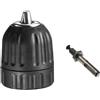 Atxyaa Mandrino autoserrante 0,8-10 mm 3/8-24UNF, attacco esagonale/SDS-Plus/adattatore a presa rapida quadrato, for punte da trapano, cacciaviti, maschi e bussole(Chuck and SDS-Plus)