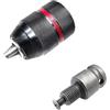 Atxyaa Mandrino Autoserrante In Metallo For Impieghi Gravosi 1/2-20UNF 13 Mm Con Attacco Esagonale/SDS/presa Adattatore Femmina Quadrato Utensile Professionale(Chuck Wrench Adapter)