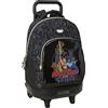 safta Master OF THE UNIVERSE - Zaino grande con ruote, compatto, rimovibile, ideale per bambini di diverse età, comodo e versatile, qualità e resistenza, 33 x 22 x 45 cm