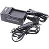 vhbw caricatore compatibile con Canon Digital Ixus 100 is, 110 is, 115 HS, 117 HS, 120 IS, 130 camera + cavo auto + LED