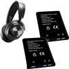 HamnaKhu 2 batterie NP-45, compatibili con cuffie Steelseries per Arctis Nova Pro Wireless Multi System Gaming Headset per Xbox, per batteria Playstation