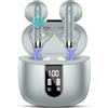 Drsaec Cuffie Bluetooth 5.4, 2026 Auricolari Bluetooth con 6D Stereo/6 ENC Mic,56Ore Cuffie Wireless In Ear Riduzione Rumore Cuffie Senza Fili IP7 Impermeabili Cuffiette per iOS/Android