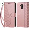 KENHONER Custodia per Huawei Mate 20 lite Cover, Oro rosa