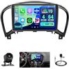 Hikity 4+64G Autoradio per Nissan Juke J15 2010-2019 YF15 Infiniti ESQ 2011-2017 | Incell Wireless Carplay Autoradio 2 DIN GPS Navi Bluetooth 5.0 FM/RDS Retrocamera 4+64G