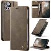 Cracedily Cover per iPhone 12 Pro Max Case, Libro Custodia Portafoglio Premium Pelle PU, Slot Scheda, RFID Shieldon, Chiusura Magnetico Aletta Antiurto Case Custodia per Apple 12 Pro Max, Caffè