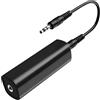 LYMISPIYA Filtro antiinterferenza con jack Ground Loop Isolator da 3,5 mm, cavo audio da 30 cm, filtro di corrente a guaina per auto radio casa, stereo BT altoparlante BT Ground Loop, isolamento acustico
