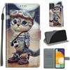 KENHONER Custodia per Samsung Galaxy A53 5G, gatto | Portafoglio Pelle PU, Magnetica, Resistente Agli Urti, Scomparto Carte Credito, Pieghevole, Flip Libro, Motivo