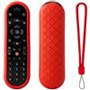 Avtbeisty Cover per telecomando vocale originale Sky Q EC201 EC202 SKY135, telecomando in vetro, Sky Q Touch e non-touch, custodia protettiva con cordino anti-smarrimento, colore rosso