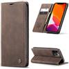 Phernykas Custodia Portafoglio Libro RFID Magnetica per iPhone 12/12 Pro | Flip Book Cover in pelle PU, Porta Carte, Protezione astuccio, Telefono Libretto Case per iPhone 12 Pro, Caffè