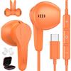 ASKUBSKU Cuffie USB C per Samsung A37 A57 5G A35 Galaxy A36 A56 A26 S24 FE POCO X8