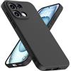 YUXING Cover per OnePlus Nord 6 5G, Cover in Silicone Morbido Antiurto con Fodera in Microfibra, Anti Impronte Digitali, Protezione Fotocamera, Antiscivolo-Nero