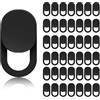 LOLANIUT 100 cover per webcam, colore nero, 18 x 9 x 0,8 mm, per fotocamera, cellulare, webcam, computer e tablet