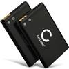 CELLONIC 2x Batteria compatibile con Nokia BL-5C, 105 (2023), 6230i