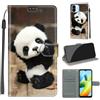 KENHONER Custodia per Xiaomi Redmi A1/A2, Panda | Portafoglio Pelle PU, Magnetica, Resistente Agli Urti, Scomparto Carte Credito, Pieghevole, Flip Libro, Motivo