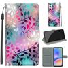 KENHONER Custodia per Samsung Galaxy A05s, foglia