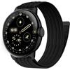 PinnWaa Cinturino Sport Loop in Nylon Compatibile con Google Pixel Watch 4/3 45mm, Morbido Traspirante con Chiusura a Strappo, Cinturino per Uomo Donna per Google Pixel Watch 4/3 45mm - Nero