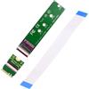 NGFF Cavo di prolunga piatto sottile FPC maschio a NVMe M-key femmina con connettore A+E-Key per scheda madre SSD di laptop 2280