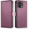 JUNETOP Cover per OPPO A6 Pro (5G/4G) con Vetro Temperato, Viola
