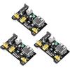 Aihasd 3PCS Breadboard Power Supply Adapter Power Supply Module 3.3V5VPlug Board