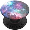 PopSockets PopGrip - Supporto e Impugnatura per Telefoni Cellulari e Tablet con Un Top Intercambiabile - Blue Nebula