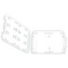 ulafbwur Custodia multifunzione trasparente per schede di memoria Micro SD TF SDHC MSPD