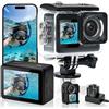 AIKER Action Cam,Professionale WIFI Action Camera Supporta 5k/30FPS/64MP/3.0EIS/Autonomia Eccezionale/Prestazioni Notturne Eccellenti/Action Camera Supporto Magnetico Originale/40m Impermeabile