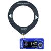 Whychstore SI4732 Radio tascabile, SI4732 mini radio FM/AM (per MW e SW), supporto SSB, display IPS da 1,9 pollici con retroilluminazione regolabile (antenna ad anello nera)