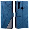 SONWO Cover per Xiaomi Redmi Note 8T, Flip Caso in PU Pelle Case Cover Portafoglio Custodia per Xiaomi Redmi Note 8T, [Kickstand] [Slot per Schede], Blu