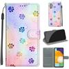 KENHONER Custodia per Samsung Galaxy A33 5G, impronta | Portafoglio Pelle PU, Magnetica, Resistente Agli Urti, Scomparto Carte Credito, Pieghevole, Flip Libro, Motivo