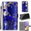 KENHONER Custodia per Samsung Galaxy A32 5G, Farfalla | Portafoglio Pelle PU, Magnetica, Resistente Agli Urti, Scomparto Carte Credito, Pieghevole, Flip Libro, Motivo