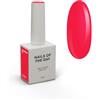 NAILS OF THE DAY NAILSOFTHEDAY Gel Polish - Smalto semipermanente per unghie con copertura totale in un solo strato, 10 m, colore: rosso corallo
