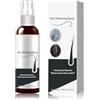 Tkekruh Spray Colorante per Capelli Neri 100ml, Lacca per Capelli Neri, Lacca Colorata Temporanea per Capelli, Hair Helper Spray, Coprire i Capelli Grigi e Ispessire e Nutrire le Radici dei Capelli, Serum