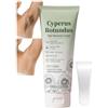 tuqieui Cyperus Rotundus - Crema depilatoria a base di erbe, crema depilatoria naturale delicata per corpo e zona bikini, con raschietto, 2 in 1 (1 pezzo)