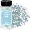 HEMOER Bianco Opal Glitter 100g, Cosmetici Esagonali Misti Paillettes per Viso, Corpo, Occhi, Capelli, Unghie, Resina e Hobby Creativi