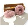 SYSUII 10 elastici per capelli in pelliccia sintetica pelosa, elastici per bambini, con pompon, per coda di cavallo, accessori per capelli per donne e ragazze, colore: viola