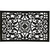 Nuvo Iron Inserto decorativo per recinzioni, cancelli, casa, giardino, rettangolare, 38,1 x 61 cm, nero