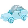OMEM Ruota da corsa per criceti a forma di auto, ruota da corsa in plastica per criceti (blu, S)