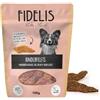 Fidelis - Strisce di filetto di manzo per cani, 100 g, per cani secchi all'aria in materie prime naturali al 100%, per cani come snack