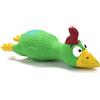 Ligeinsrk Dog Toy Toy Safe Latex Dog giocattoli cigolanti cucciolo di cucciolo di pollo che urla di pollo in gomma in lattice giocattoli che allenati divertenti masticare gioco interattivo per piccoli cani med