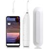 Oclean W1 idropulsore dentale, irrigatore orale professionale, portatile per il viaggio e ricaricabile con 3 modalità di pulizia -bianco