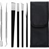 Seloxmcs Kit di coltelli pedicure, lame in acciaio inox professionali